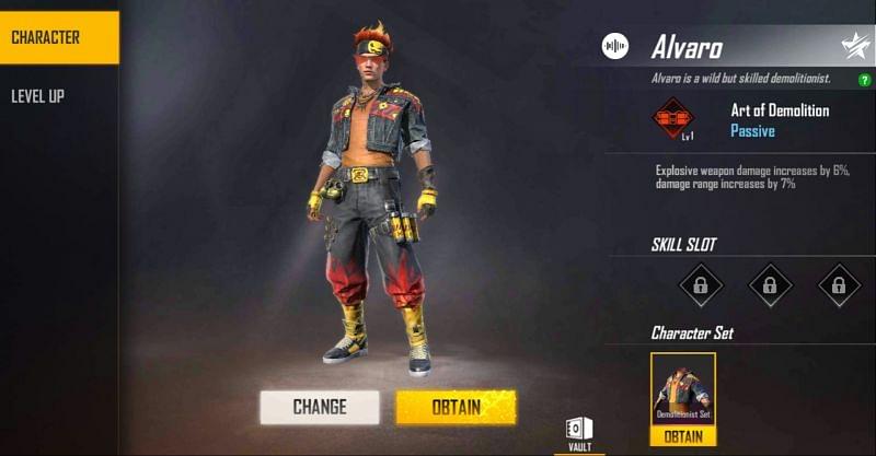 Free Fire Characters