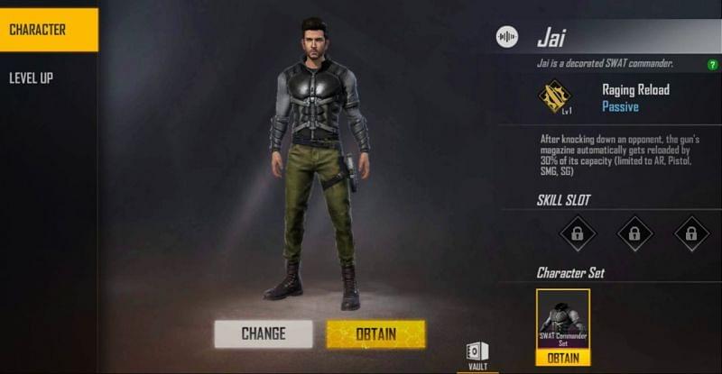 Free Fire Characters