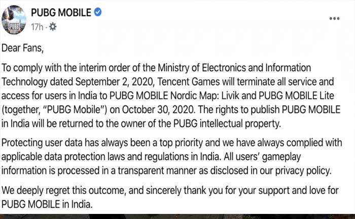 PUBG Mobile Banned