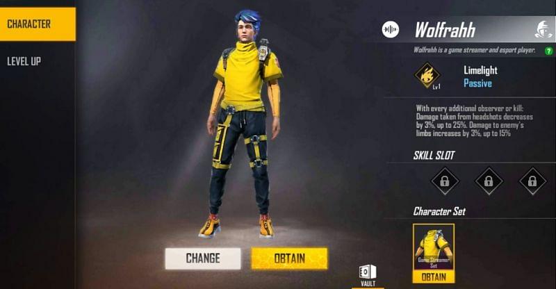 Free Fire Characters