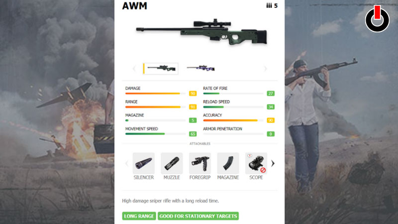 Sniper Rifle in Free Fire