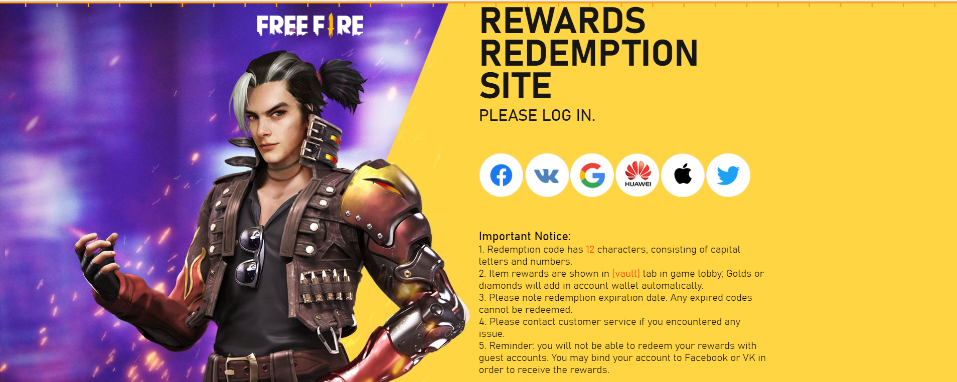 Codigiun Free Fire