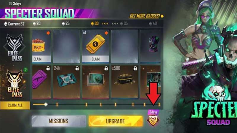 Free Fire Elite Pass Season 33
