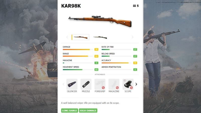 Sniper Rifle in Free Fire