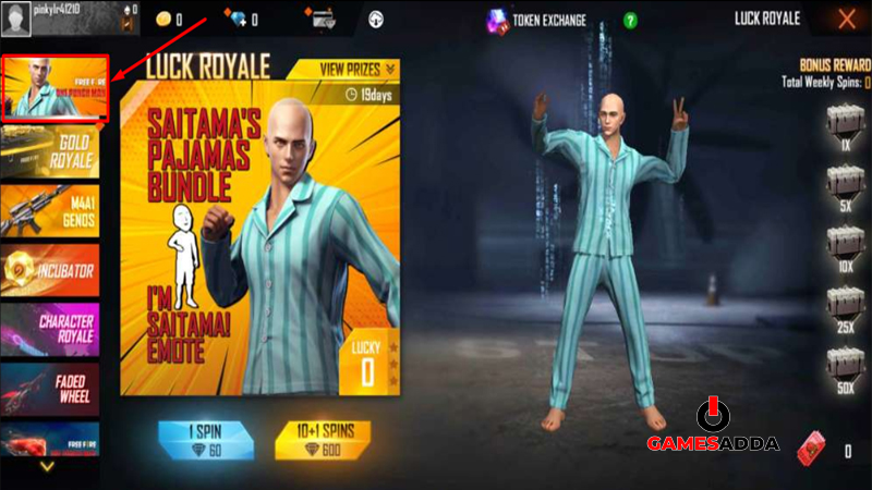 Saitama's Pajamas Bundle Free Fire Guide