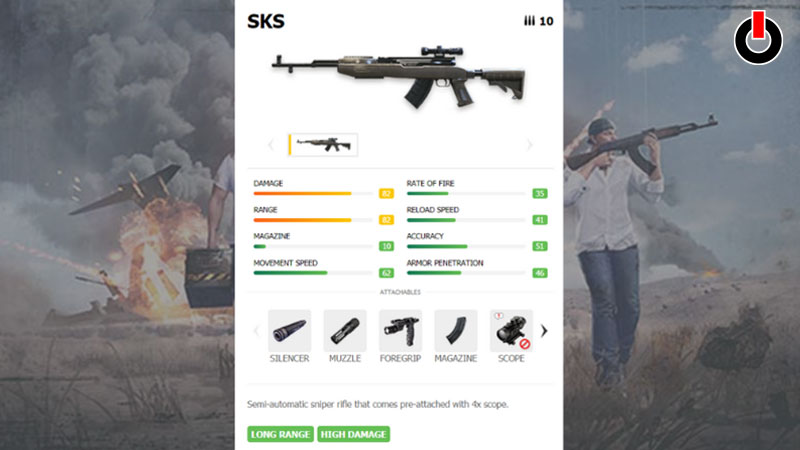 Sniper Rifle in Free Fire