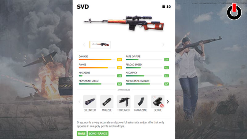 Sniper Rifle in Free Fire