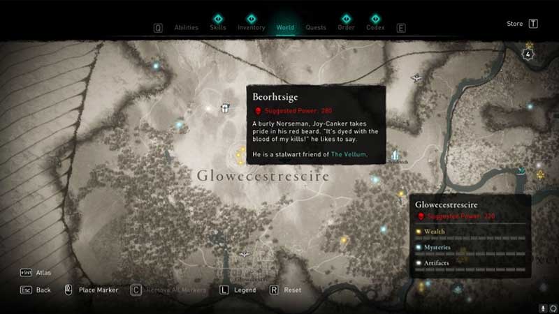 AC Valhalla Zealots Location