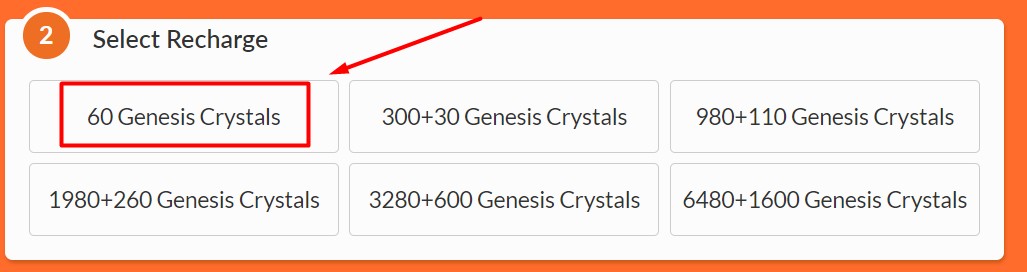 To Top Up Genshin Impact Genesis Crystals From Codashop