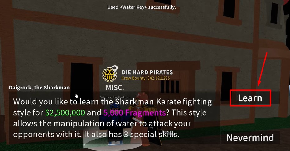 Water Key Blox Fruits