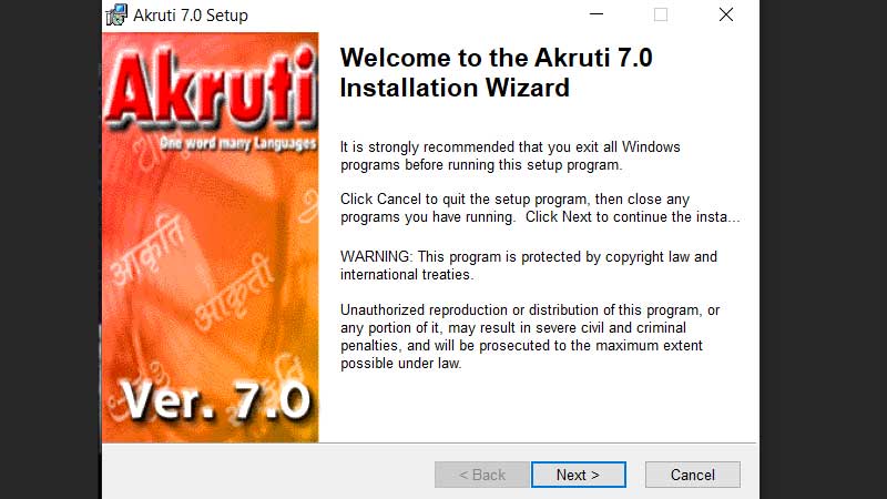 Download Akruti Software 7.0