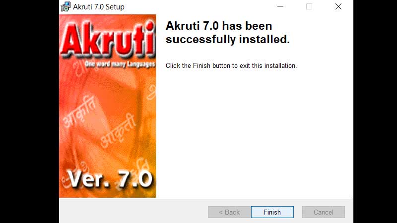 Download Akruti Software 7.0