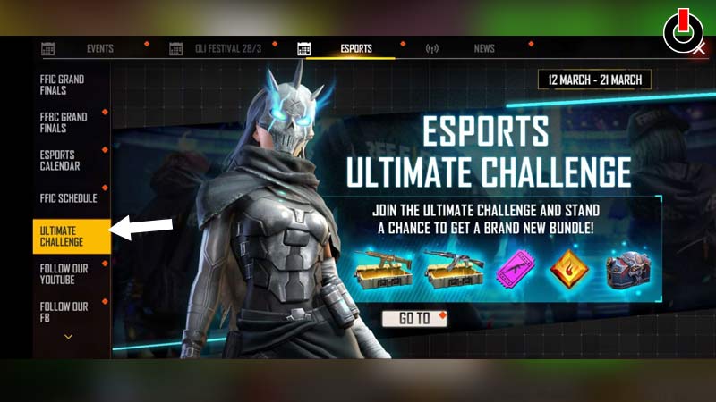 Step 5: Select the Ultimate Challenge option.