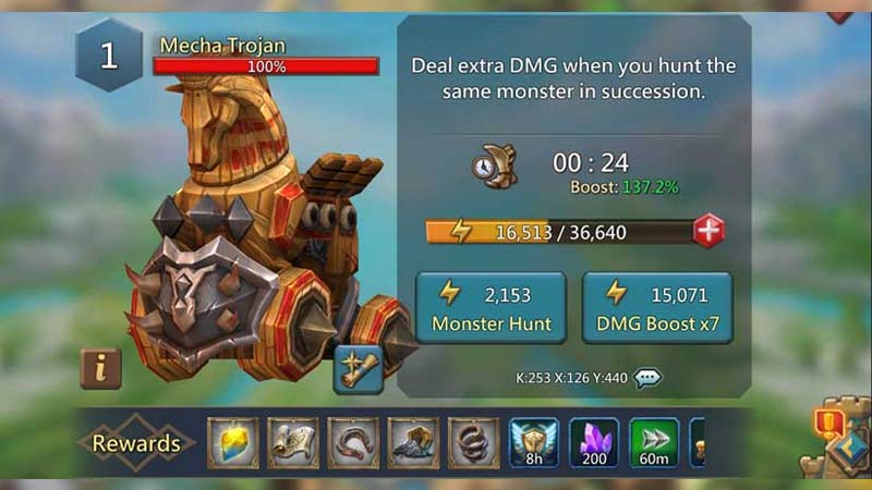 lords mobile monster hunt
