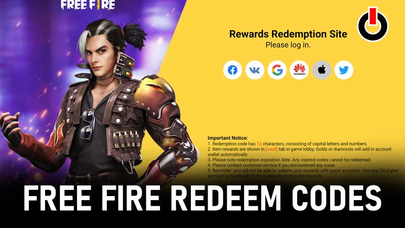 Free Fire Redeem Code Today