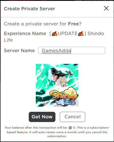 Shindo Life Private Server Codes