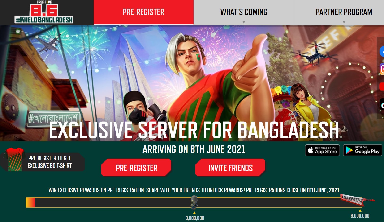 Free Fire Bangladesh Server