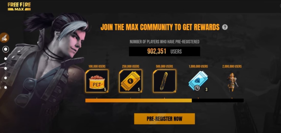 Free Fire Max Rewards