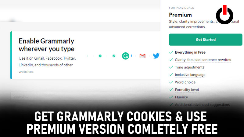Grammarly Premium Cookies