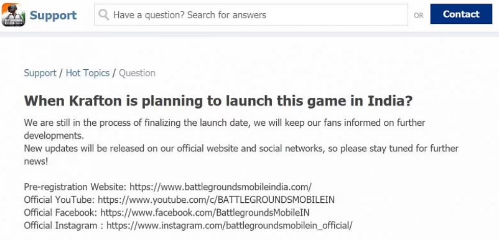 How to pre-register for Battlegrounds Mobile India