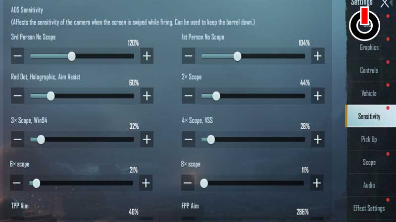 best Sensitivity Settings For BGMI