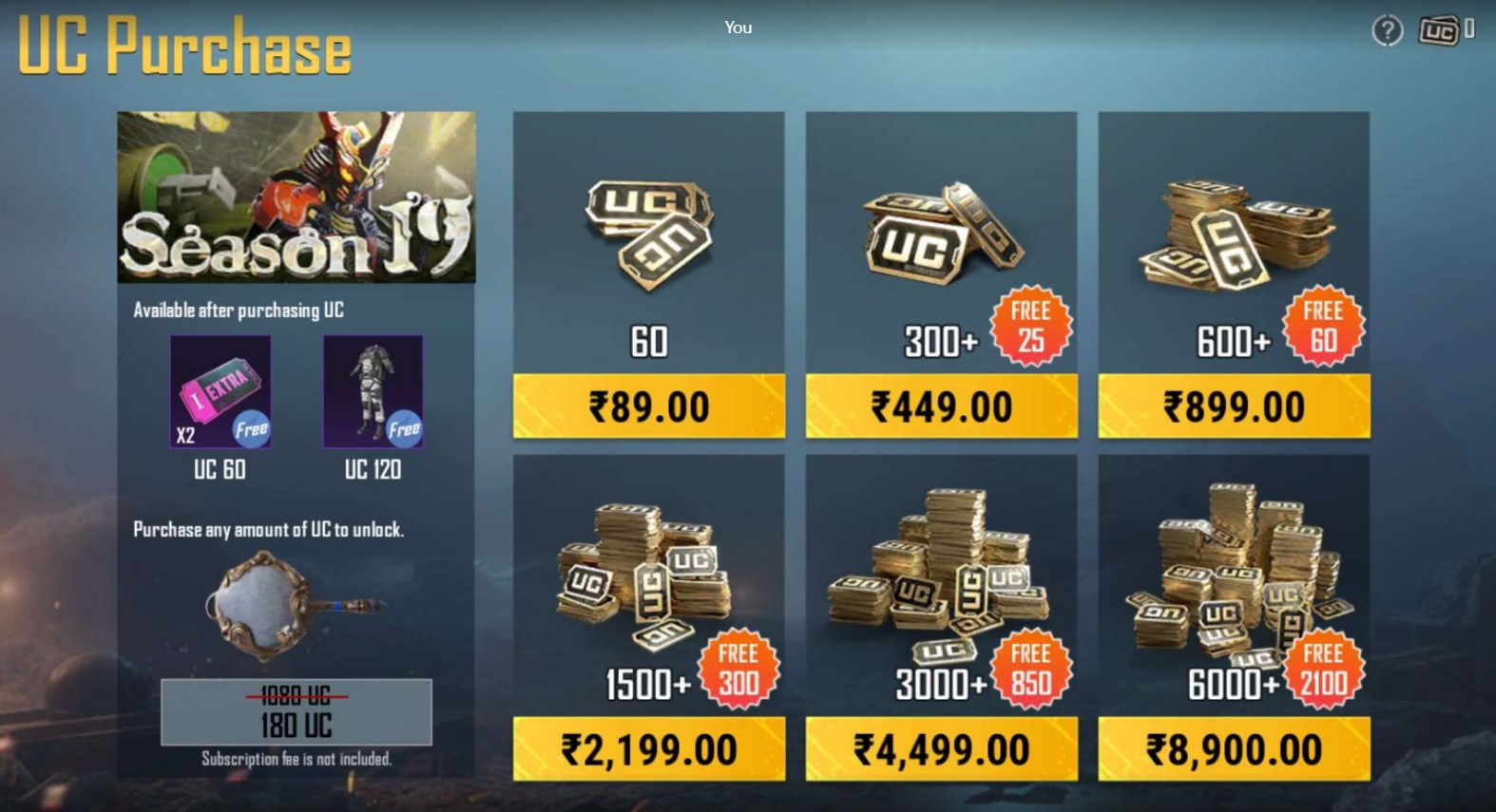 BGMI UC Purchase Guide
