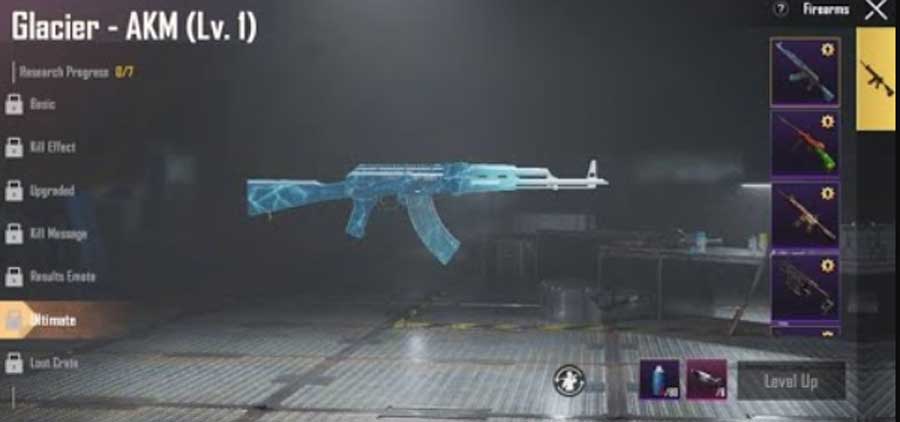 best guns bgmi AKM