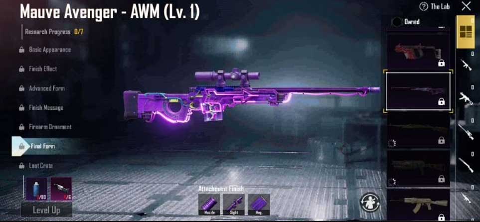best guns bgmi AWM
