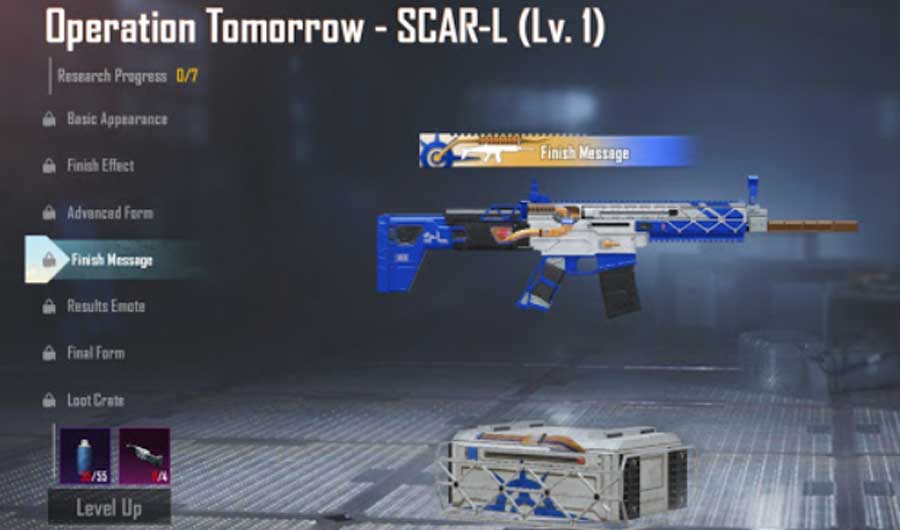 best guns bgmi Scar-L