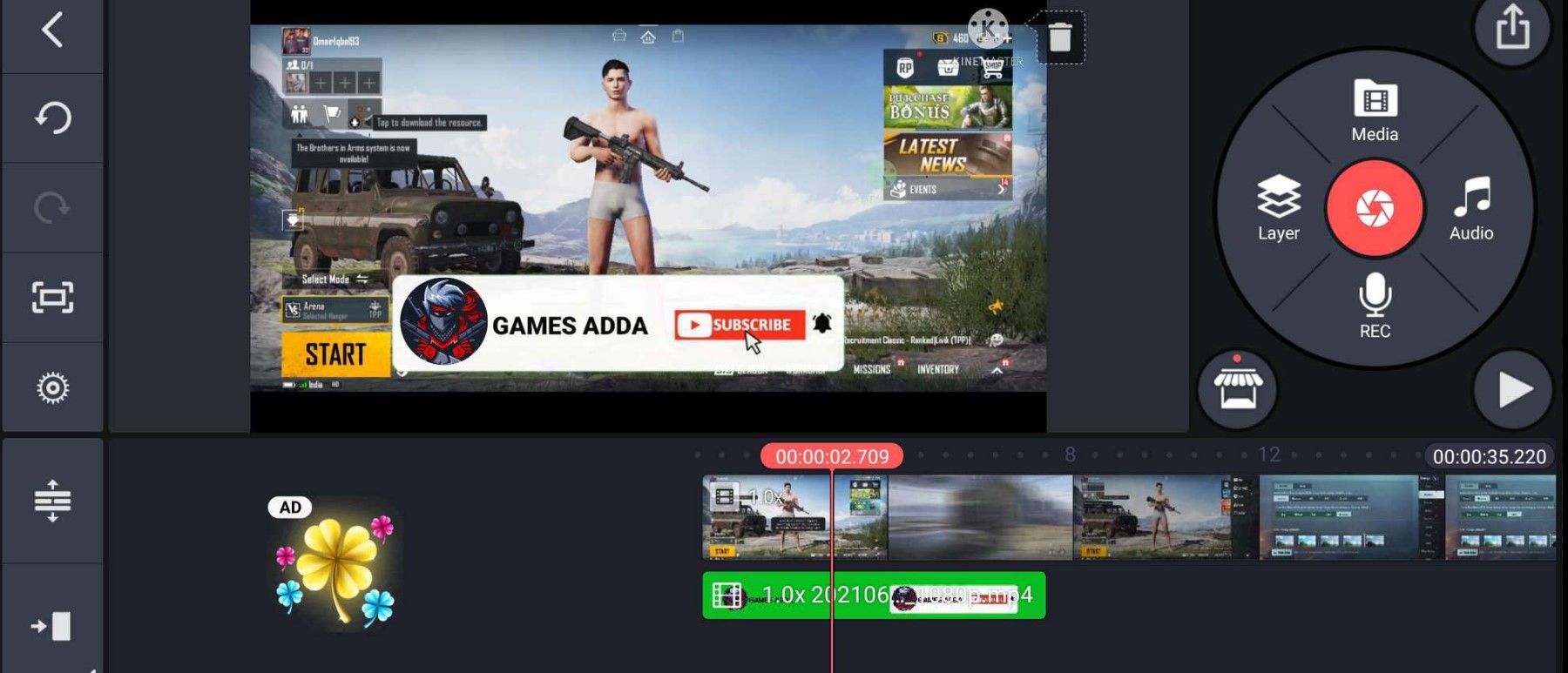 Subscribe button animation guide