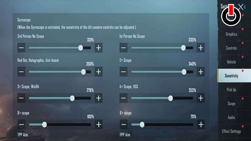 best Sensitivity Settings For BGMI
