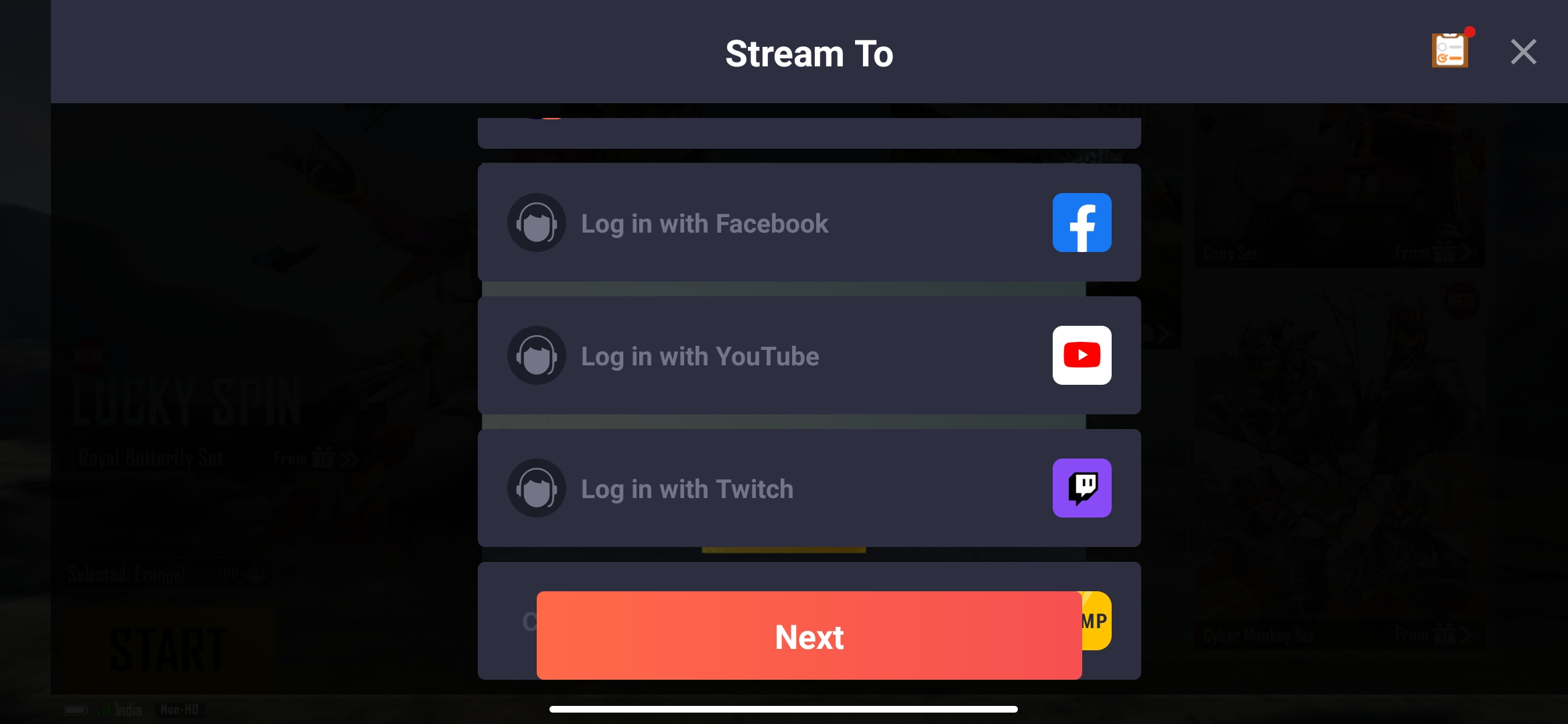 How to stream BGMI on YouTube
