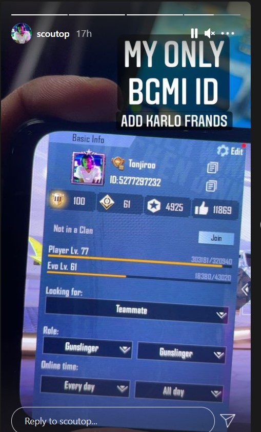 BGMI Scout ID