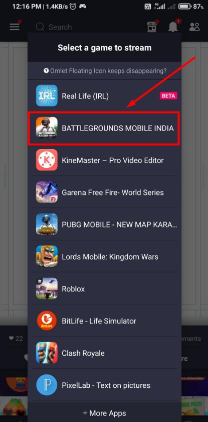 How to stream BGMI on YouTube