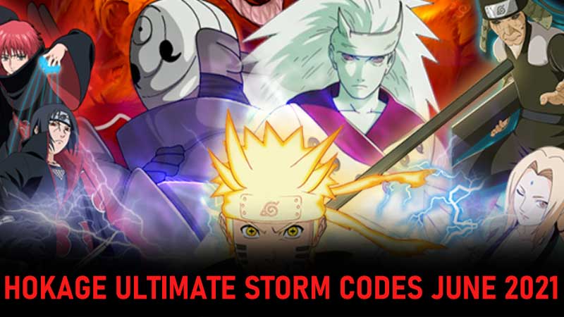 Hokage ultimate storm codes