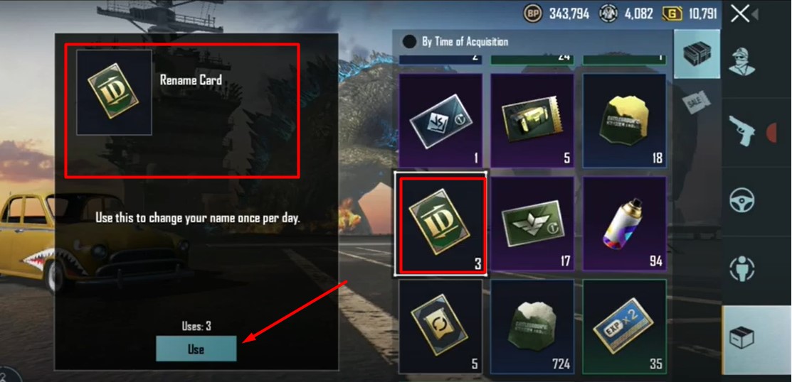 BGMI Name Change Guide