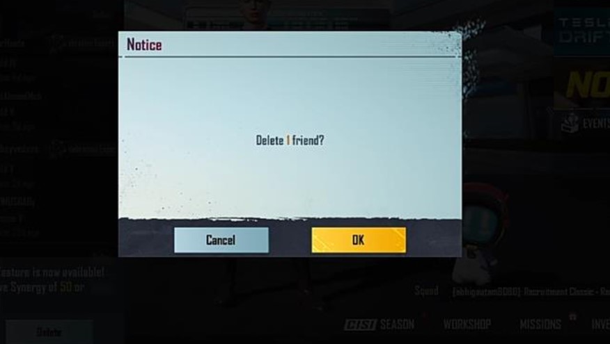 BGMI Unfriend Guide