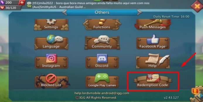 Lords Mobile Redeem Codes