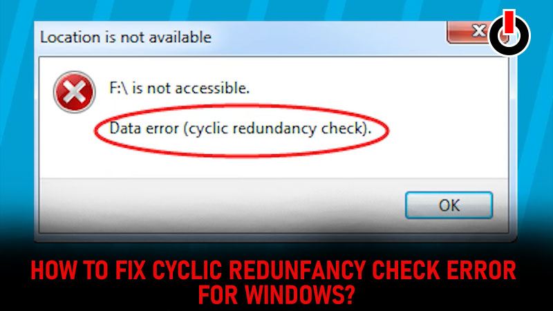 How to Fix CRC Error