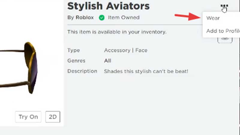 Error While Updating Worn Items on Roblox Guide