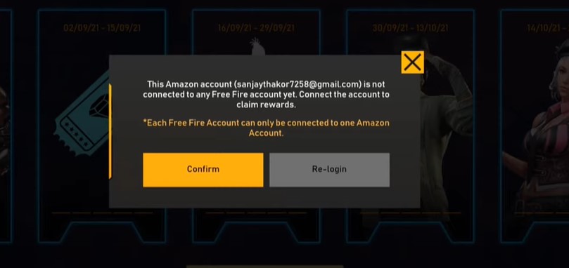 Free Fire Amazon Prime Event