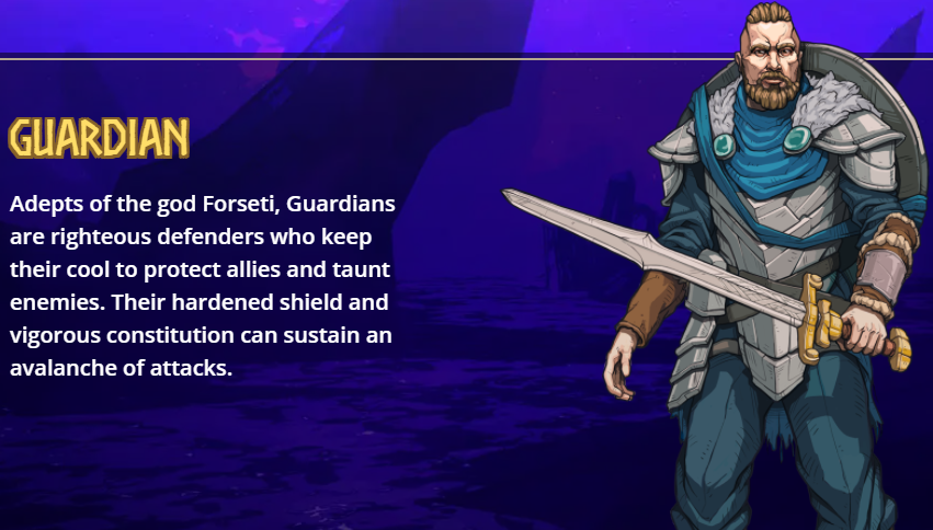 Tribes of Midgard: Guardian class
