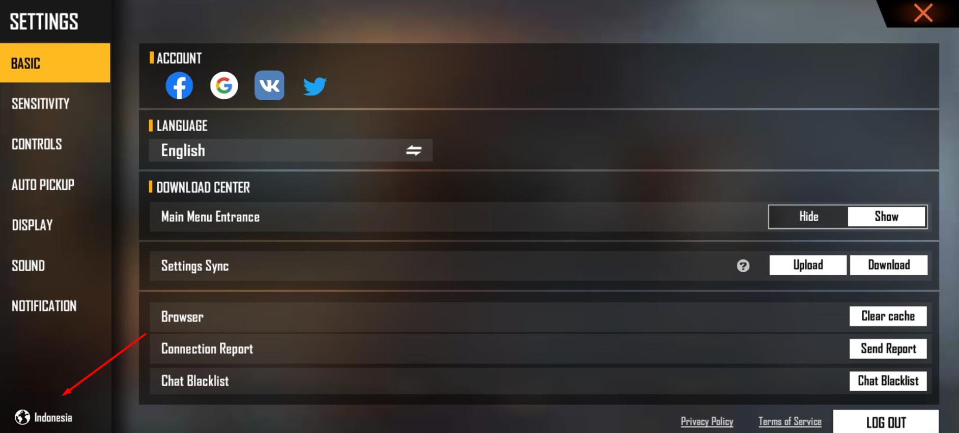 Free Fire Server Change Guide