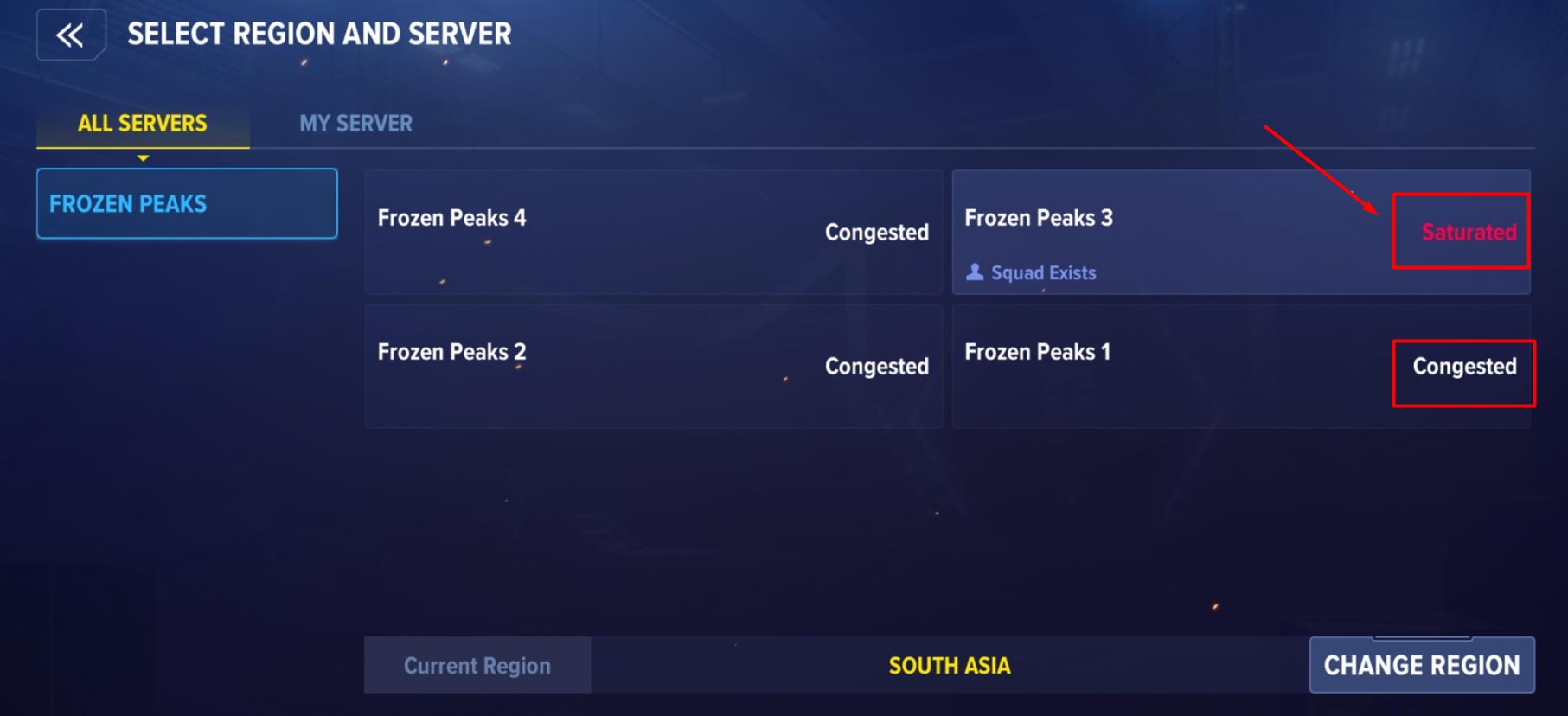 Marvel Future Revolution Failed to connect the server