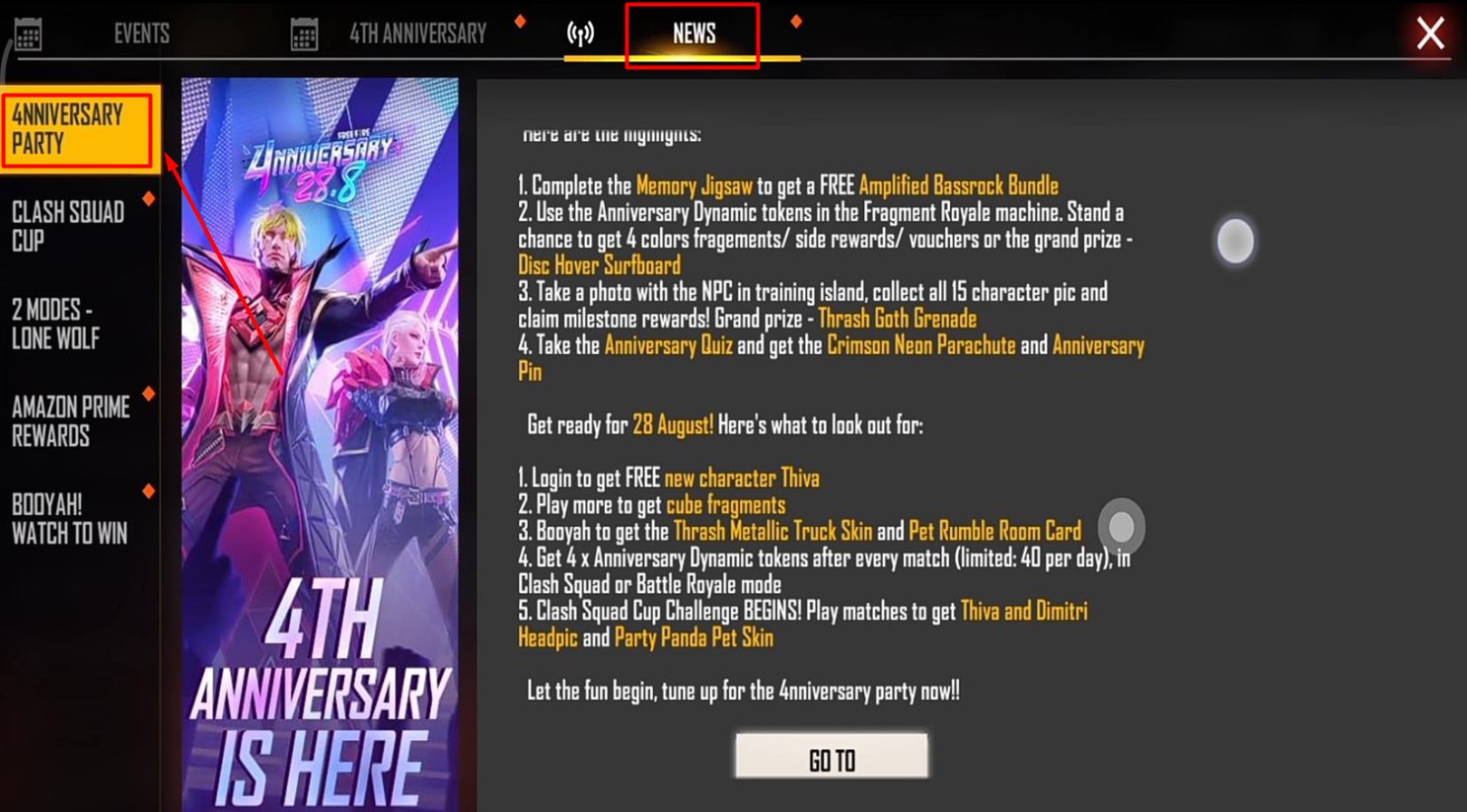 Free Fire Thiva Character Free Guide