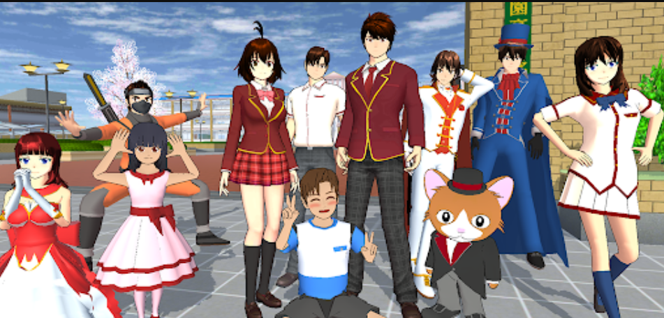 4) In the search bar inside the play store type ‘SAKURA School Simulator’ and hit the search icon.
