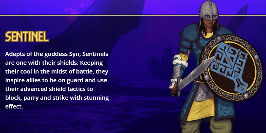 Tribes of Midgard: Sentinel class