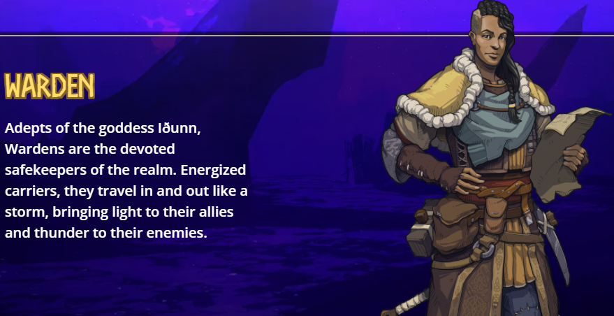 Tribes of Midgard: Warden class