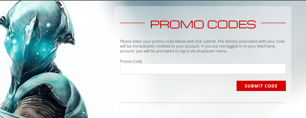Warframe promo codes