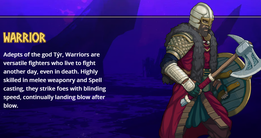 Tribes of Midgard: Warrior class